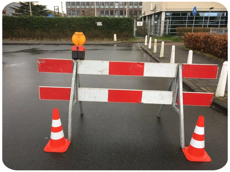 wegafzettingen verhuur